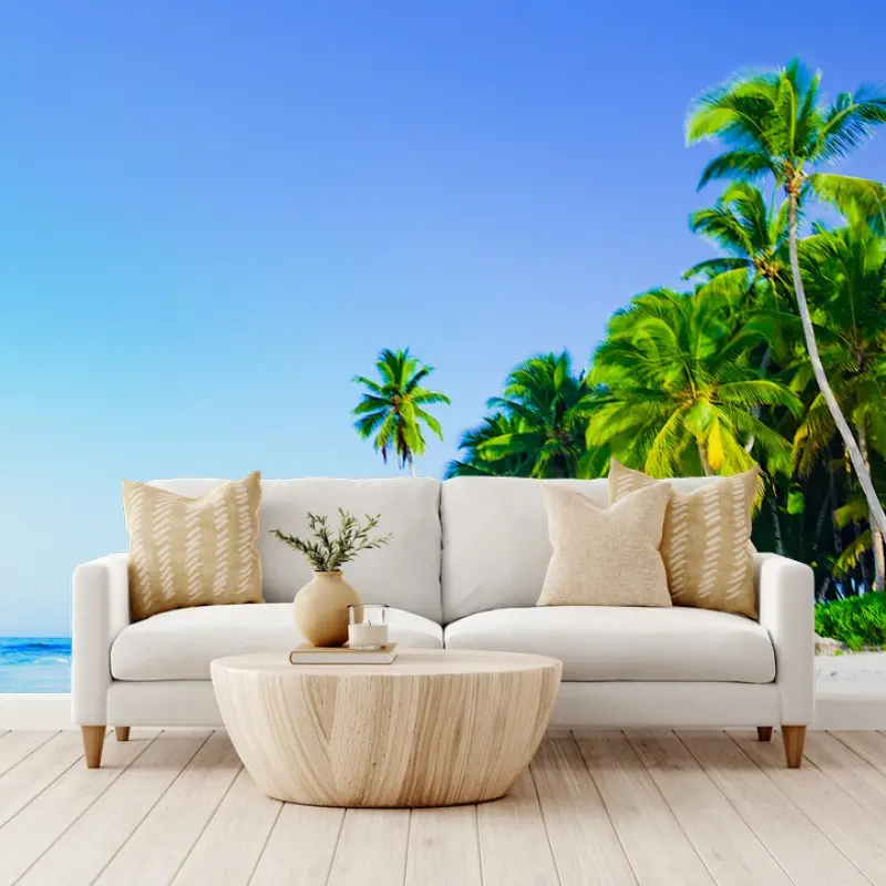 Carta da parati spiaggia tropicale a Saona