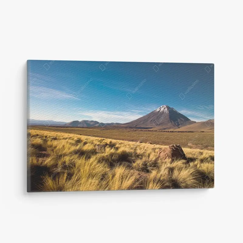 Quadro su tela sublime silenzio del Licancabur nel deserto di Atacama