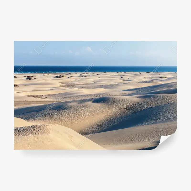 Carta da parati DUNE SABBIA SPIAGGIA OCEANO TRAMONTO PER SOGGIORNO