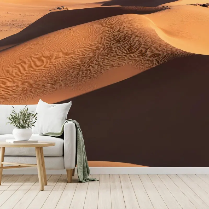 Carta da parati DESERTO SABBIA DUNE MINIMAL PAESAGGIO PER SOGGIORNO