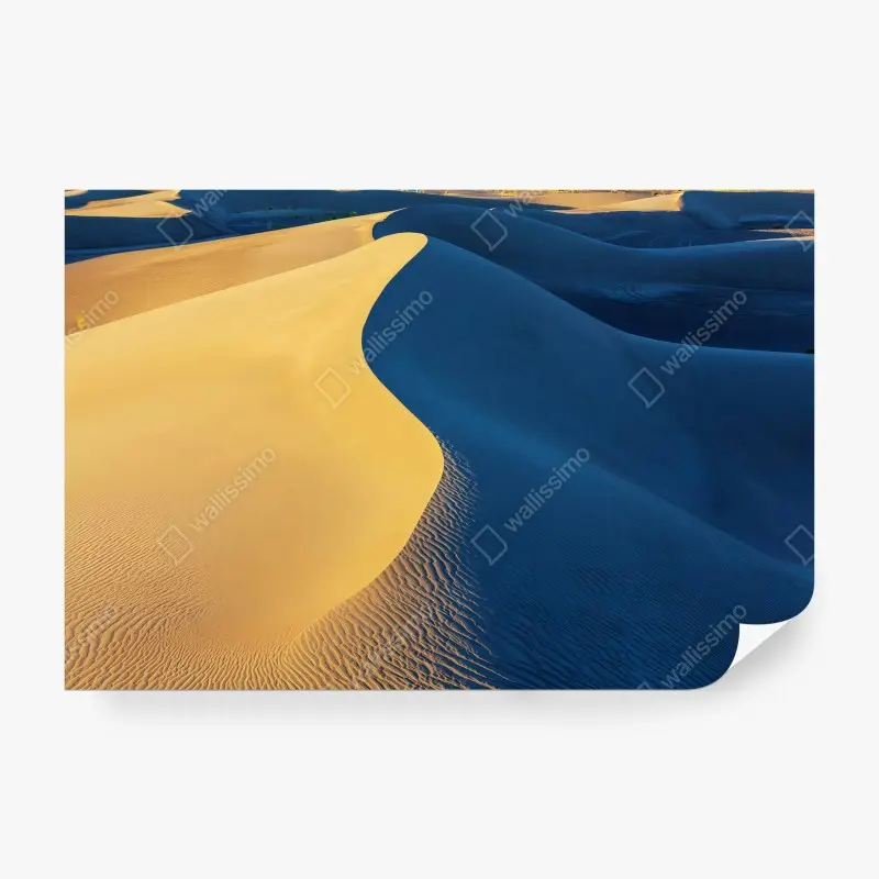 Carta da parati DESERTO DUNE SABBIA ALBA ORO PER SOGGIORNO