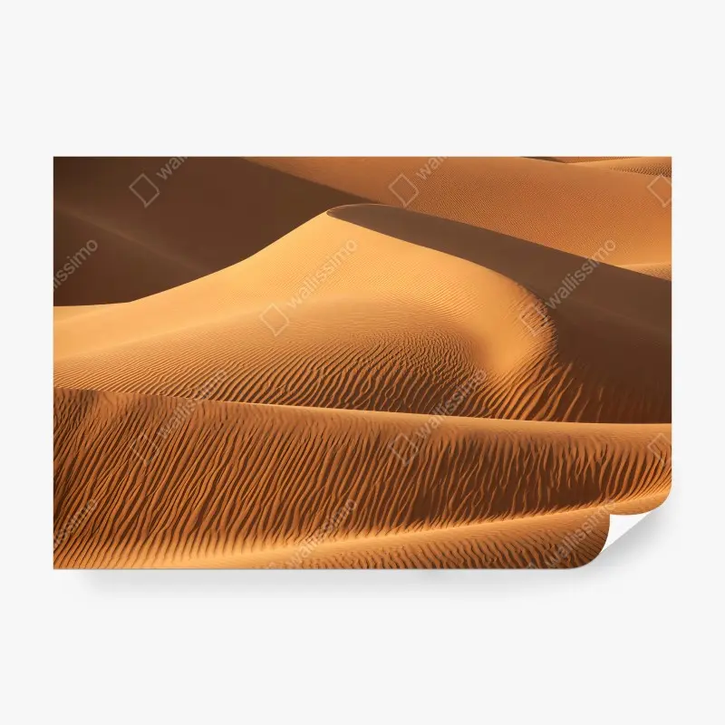 Carta da parati DESERTO SABBIA DUNE MINIMAL ORO PER SOGGIORNO