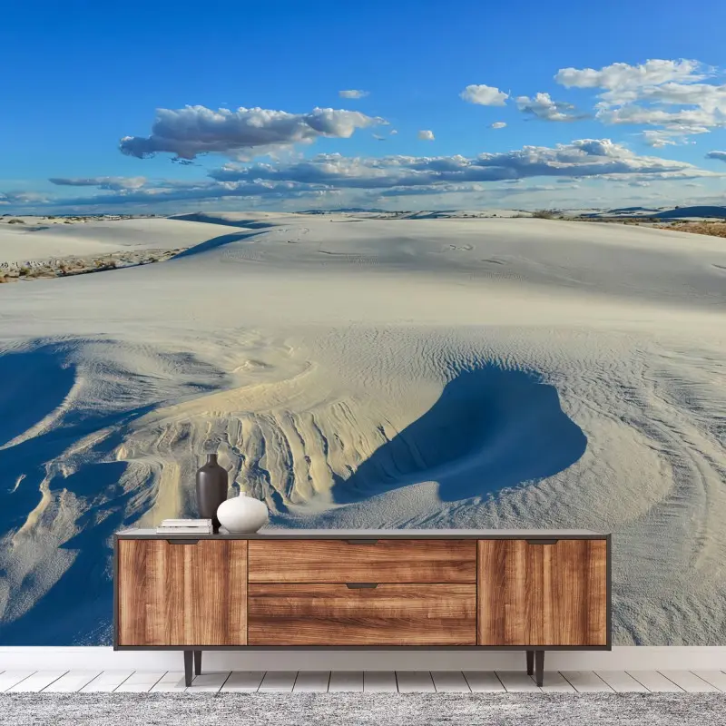 Carta da parati SABBIA BIANCA DUNE PAESAGGIO CIELO PER SOGGIORNO