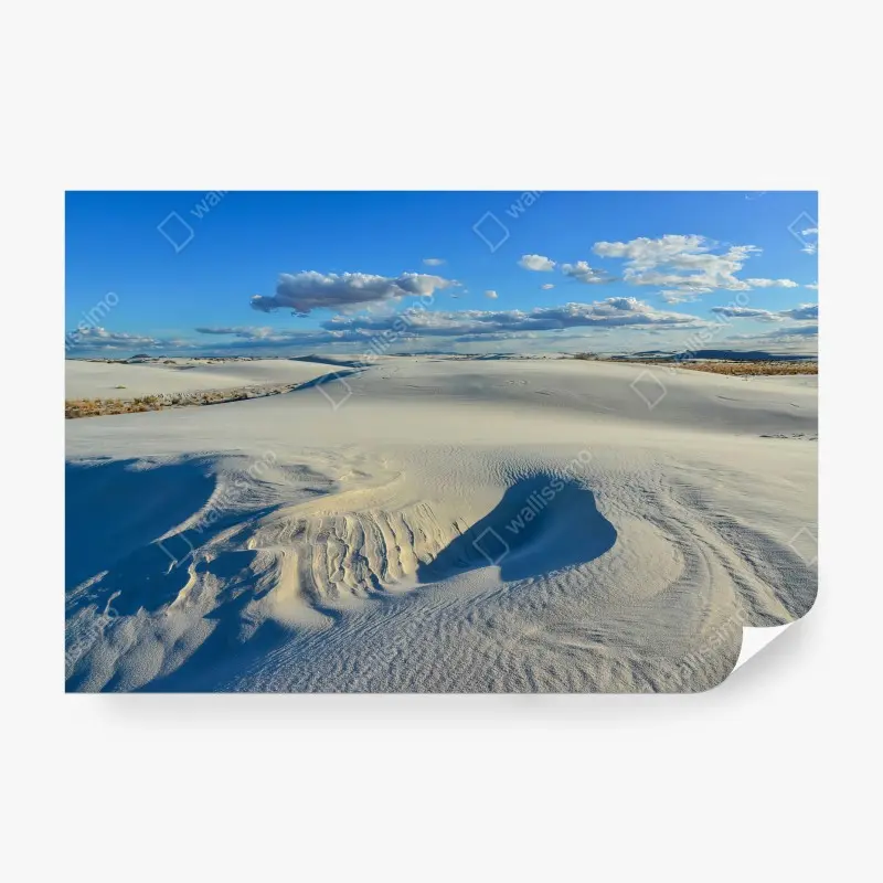 Carta da parati SABBIA BIANCA DUNE PAESAGGIO CIELO PER SOGGIORNO
